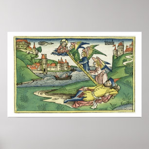Genesis 28 10 Jacob's Ladder, from the 'Nuremberg Poster