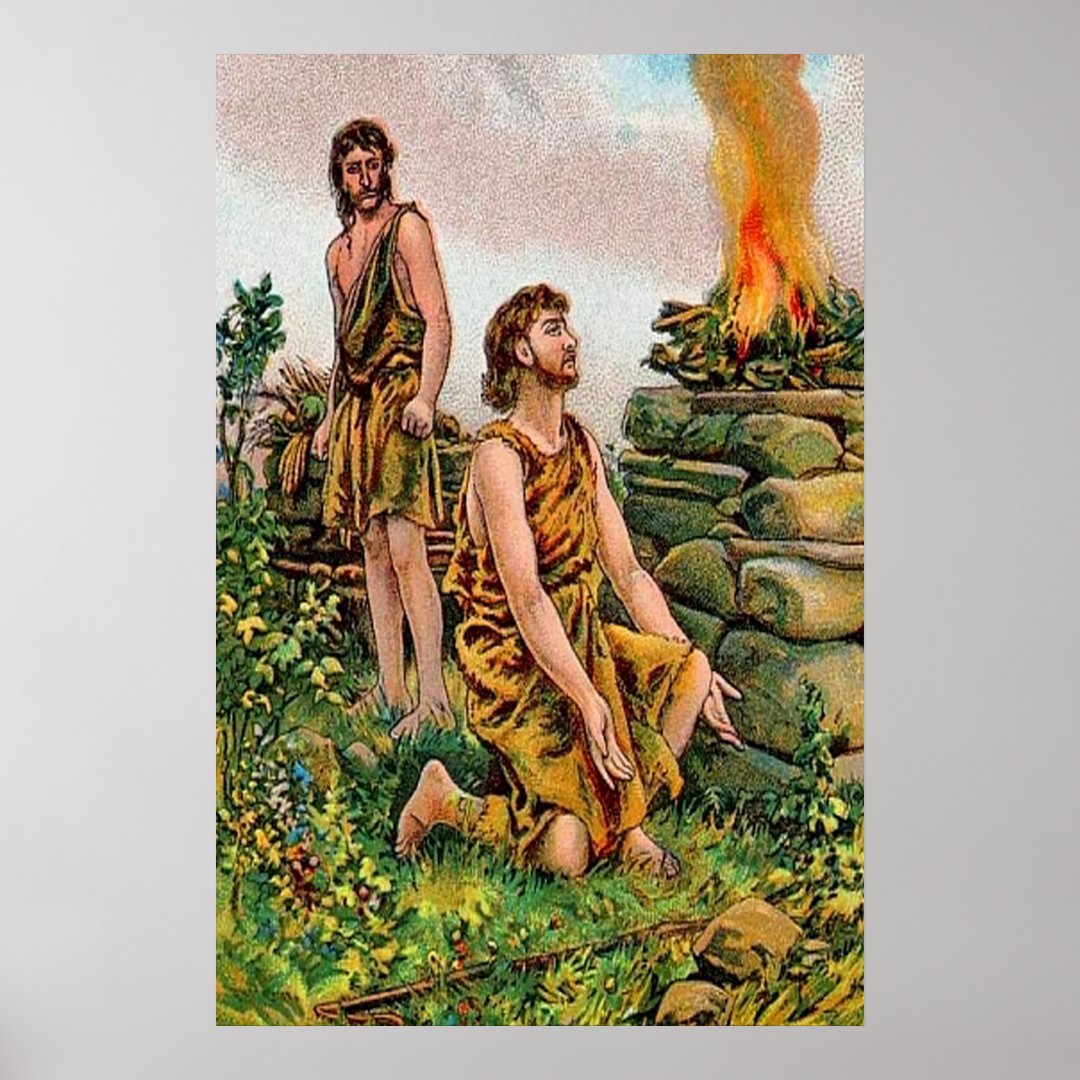 Genesis 4 Cain And Abel Poster | Zazzle