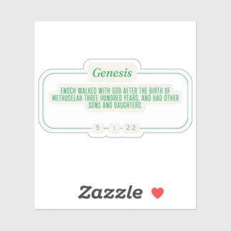 Genesis 5:22 sticker