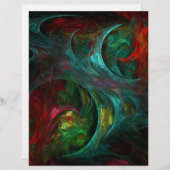 Genesis Abstract Art Letterhead (Front/Back)