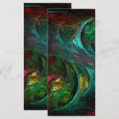 Genesis Abstract Art Rack Card (Front/Back)