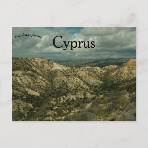 Genesis Aphrodites Trail Pissouri Cyprus Postcard