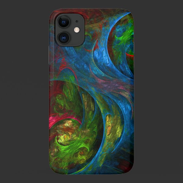 Genesis Blue Abstract Art Case-Mate iPhone Case