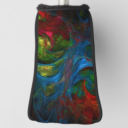 Genesis Blue Abstract Art Golf Head Cover