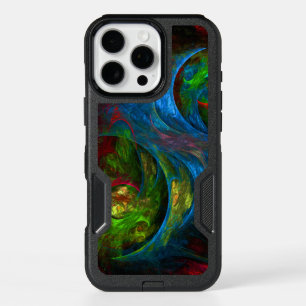 Genesis Blue Abstract Art iPhone 16 Pro Max Case