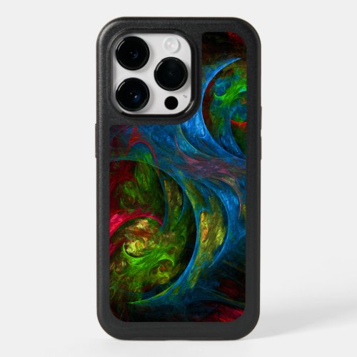 Genesis Blue Abstract Art OtterBox iPhone 14 Pro Case