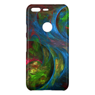 Genesis Blue Abstract Art Uncommon Google Pixel Case