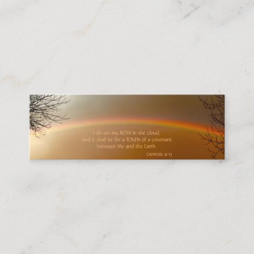 Genesis Bow in the Cloud Bookmark Card 