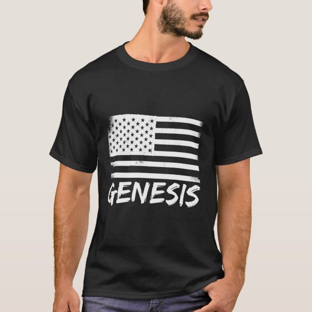 Genesis Citizenship Birthday Forename Personalized T-Shirt (Front)