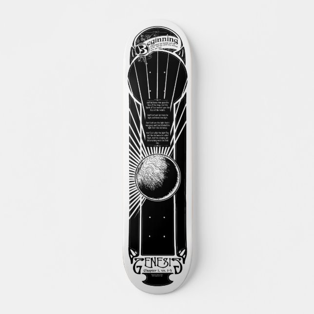 Genesis: Day 1 Skate Deck (Front)