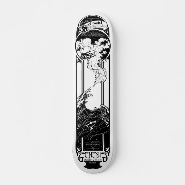Genesis: Day 2 Skate Deck (Front)