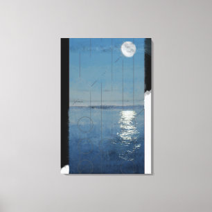 Genesis Day 2: Waters 2014 digital painting Canvas Print