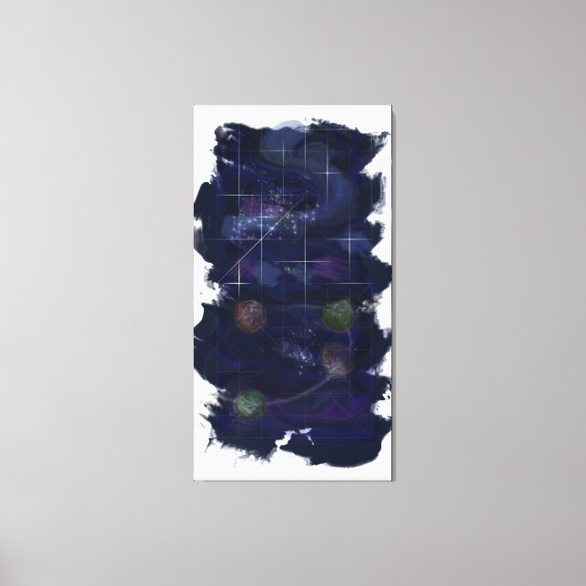 Genesis Day 4: Stars 2014 Canvas Print (Front)