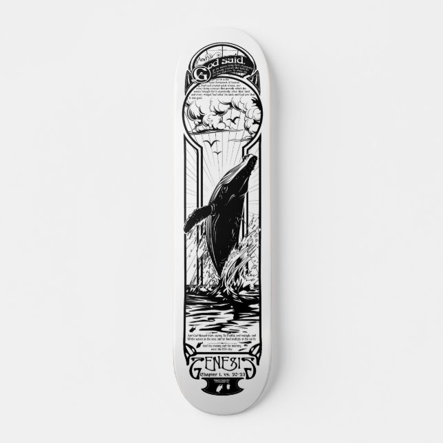 Genesis: Day 5 Skate Deck (Front)