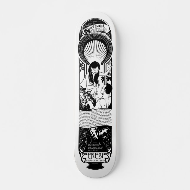 Genesis: Day 6 Skate Deck (Front)