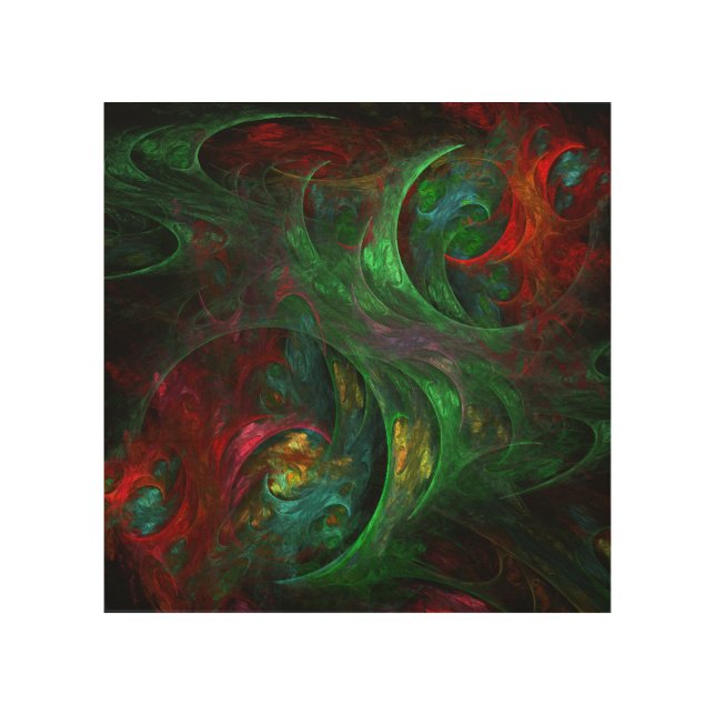 Genesis Green Abstract Art (Front)