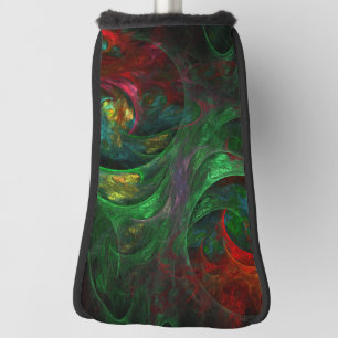 Genesis Green Abstract Art Golf Head Cover