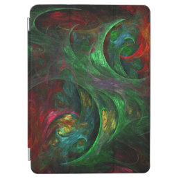 Genesis Green Abstract Art iPad Air Cover