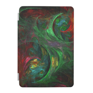 Genesis Green Abstract Art iPad Mini Cover