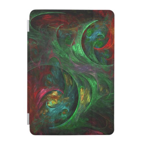 Genesis Green Abstract Art iPad Mini Cover