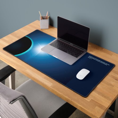 Genesis _ Light And Darkness Desk Mat