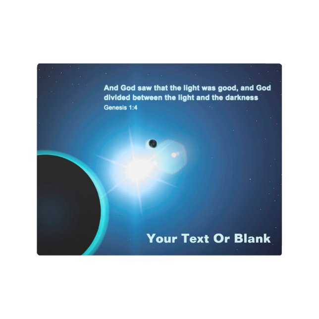 Genesis - Light And Darkness Metal Print (Front)