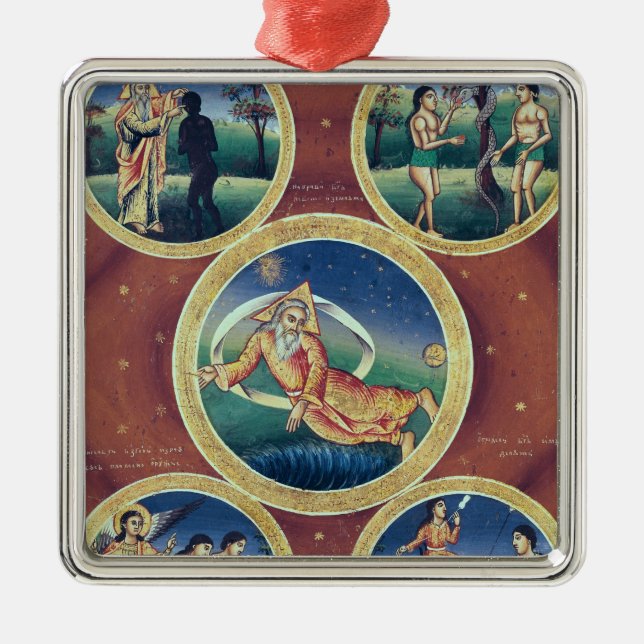 Genesis Metal Ornament (Front)