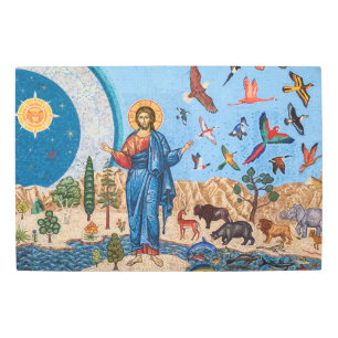Genesis mosaic 30"x 20" Metal Wall Art