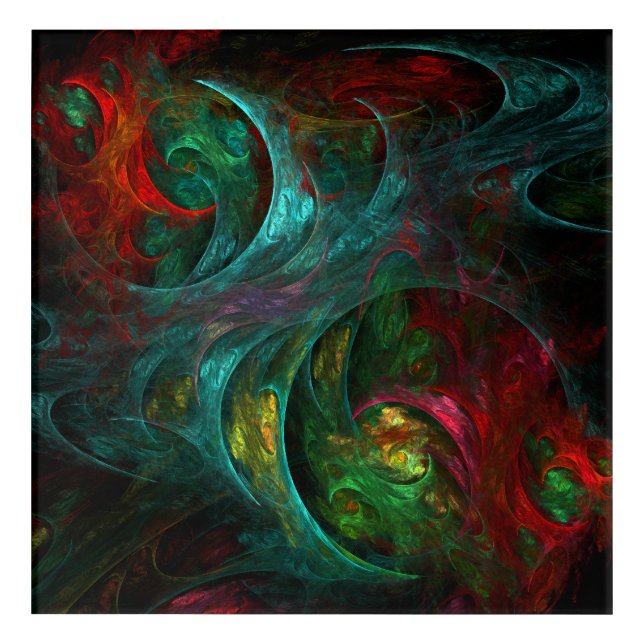 Genesis Nova Abstract Art Acrylic Print (Front)