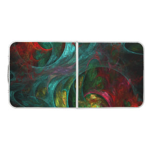 Genesis Nova Abstract Art Beer Pong Table