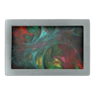 Genesis Nova Abstract Art Belt Buckle