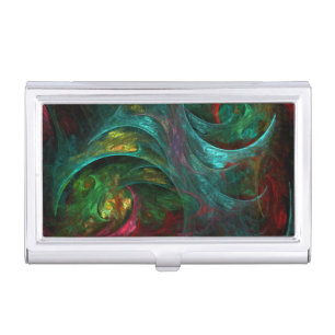 Genesis Nova Abstract Art Business Card Case