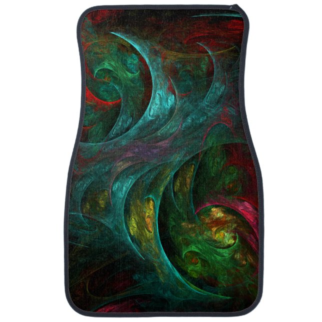 Genesis Nova Abstract Art Car Floor Mat (Front)