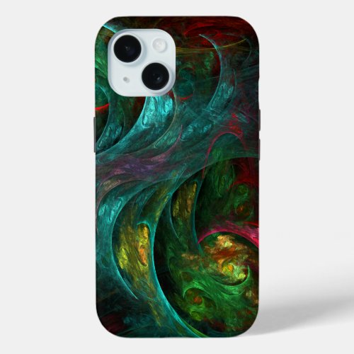 Genesis Nova Abstract Art iPhone 15 Case