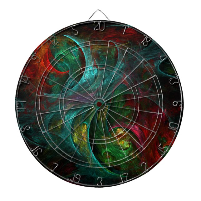 Genesis Nova Abstract Art Dart Board (Front)