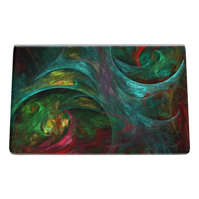 Genesis Nova Abstract Art Desk Business Card Holder (Back)