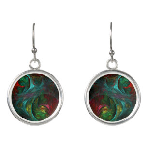 Genesis Nova Abstract Art Earrings