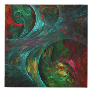Genesis Nova Abstract Art Faux Canvas Print