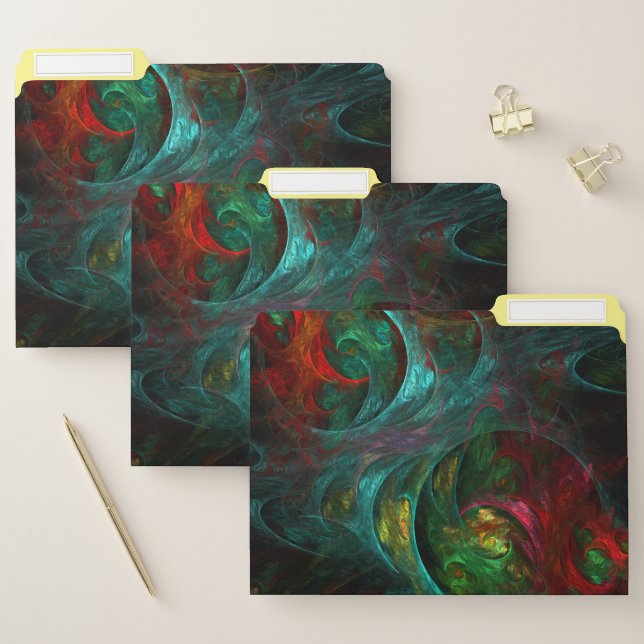 Genesis Nova Abstract Art File Folder (Set)
