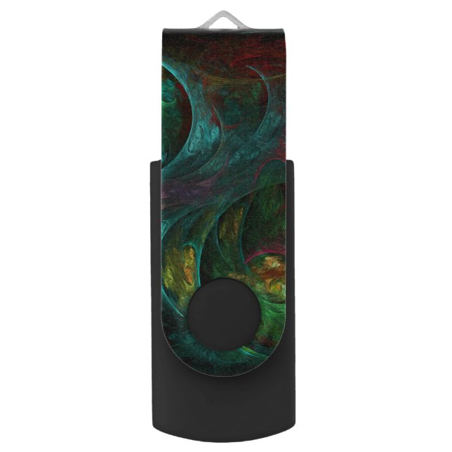 Genesis Nova Abstract Art Flash Drive (Front Vertical)