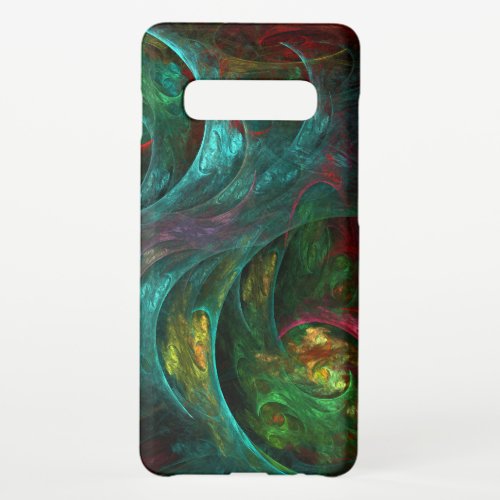 Genesis Nova Abstract Art Glossy Samsung Galaxy S10 Case