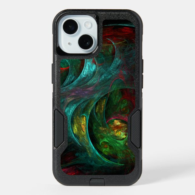 Genesis Nova Abstract Art iPhone 15 Case (Back)