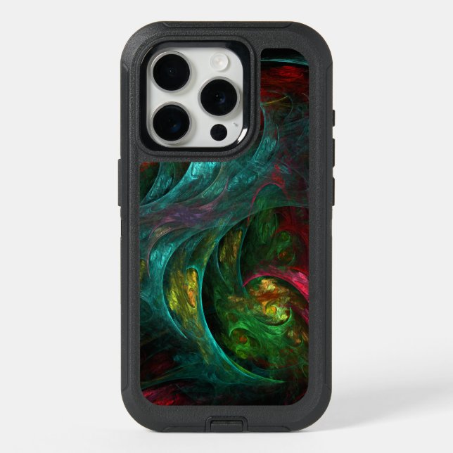 Genesis Nova Abstract Art iPhone 15 Pro Case (Back)