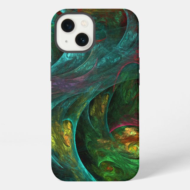Genesis Nova Abstract Art Iphone Case (Back)