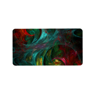 Genesis Nova Abstract Art Label