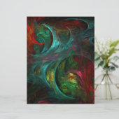 Genesis Nova Abstract Art Letterhead (Standing Front)