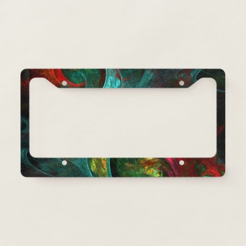 Genesis Nova Abstract Art License Plate Frame