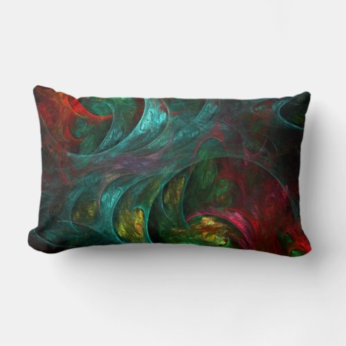 Genesis Nova Abstract Art Lumbar Pillow