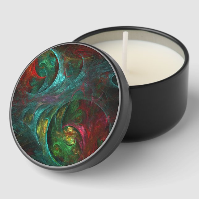 Genesis Nova Abstract Art Mini Candle Favors (Corner)