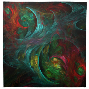 Genesis Nova Abstract Art Napkin